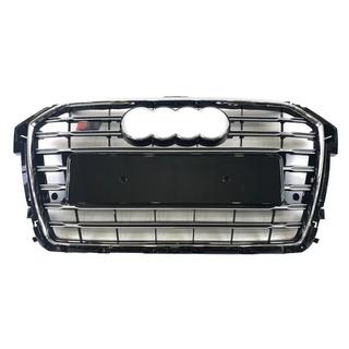S-style frontgrill (2014-2018, svart med krom) foto 1