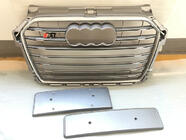 Audi A1 2010–2018 Frontgrill S-style (2014-2018, grå med krom) foto 1