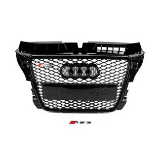RS-style frontgrill (2008-2012, svart med krom)