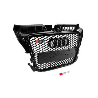 RS-style frontgrill (2008-2012, svart med krom) Audi A3 2003–2012 foto 3