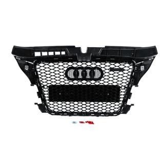 RS-style frontgrill (2008-2012, svart med krom) Audi A3 2003–2012 foto 4