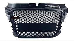 Audi A3 2003–2012 RS-style V-1 frontgrill (2008-2012, svart) foto 1