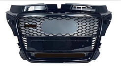 Audi A3 2003–2012 Frontgrill i RS-stil V-2 (2008-2012, svart) foto 1