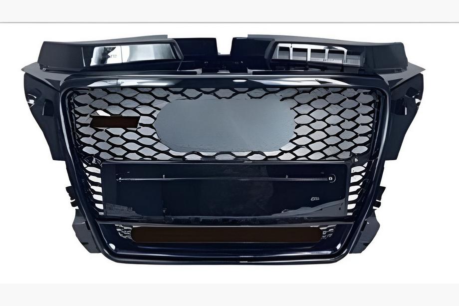 Audi A3 2003–2012 Frontgrill i RS-stil V-2 (2008-2012, svart) Image