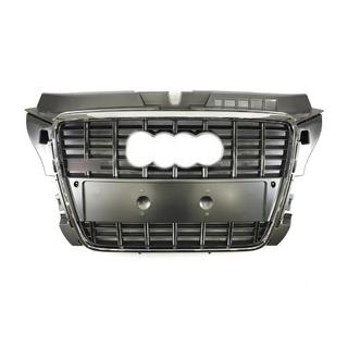 Frontgrill S-style (2008-2012, grå med krom) Audi A3 2003–2012 foto 1