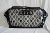 Audi A3 2012–2020 RS-stil frontgrill (2012-2016, svart) foto 1