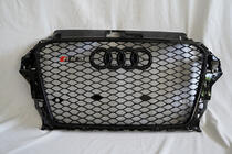 Audi A3 2012–2020 RS-stil frontgrill (2012-2016, svart) foto 2