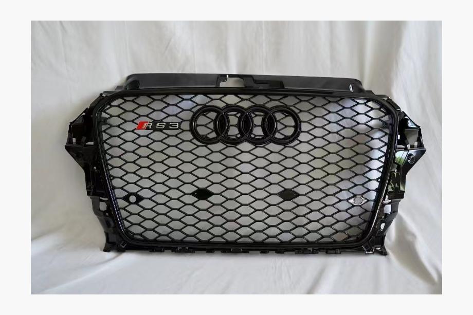 Audi A3 2012–2020 RS-stil frontgrill (2012-2016, svart) Image