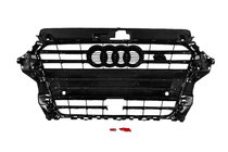Audi A3 2012–2020 Frontgrill S-style (2012-2016, svart) foto 4