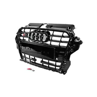 Frontgrill S-style (2012-2016, svart) Audi A3 2012–2020 foto 2