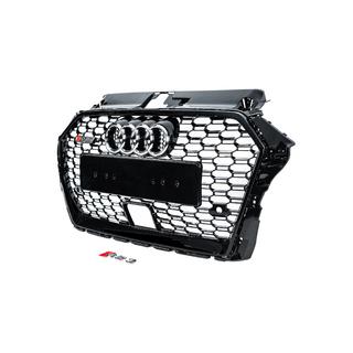 RS-style frontgrill (2016-2020, svart/grå) foto 2
