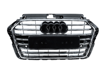 Audi A3 2012–2020 Frontgrill S-style (2016-2020, svart med krom) foto 1