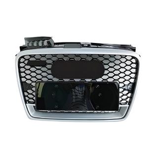 Frontgrill RS-style V-1 (svart med krom) Audi A4 B7 2004–2008
