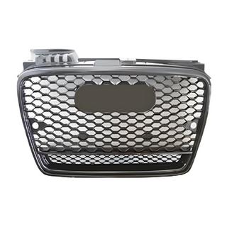 Frontgrill RS-style V-2 (svart med krom) Audi A4 B7 2004–2008
