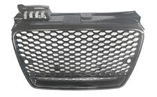 Audi A4 B7 2004–2008 Frontgrill RS-style V-2 (utan logotyp, svart med krom) foto 1
