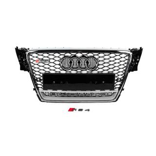 Frontgrill med Quattro-text, RS-style (2007-2011, svart) foto 1