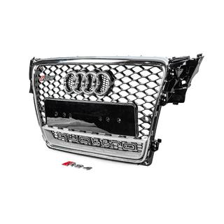 Frontgrill med Quattro-text, RS-style (2007-2011, svart) foto 2