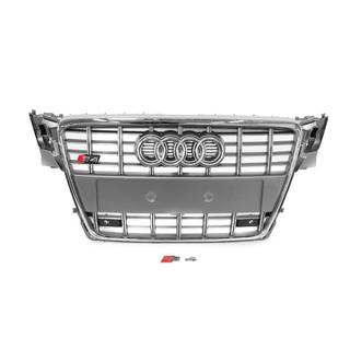 Frontgrill i RS-stil (2007-2011, grå med krom) Audi A4 B8 2007–2015 foto 1