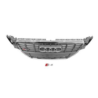 Frontgrill i RS-stil (2007-2011, grå med krom) Audi A4 B8 2007–2015 foto 4