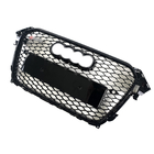 Audi A4 B8 2007–2015 Frontgrill i RS-stil (2012-2015, svart) foto 2