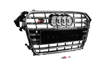 Audi A4 B8 2007–2015 Frontgrill S-style (2012-2015, svart med krom) foto 3