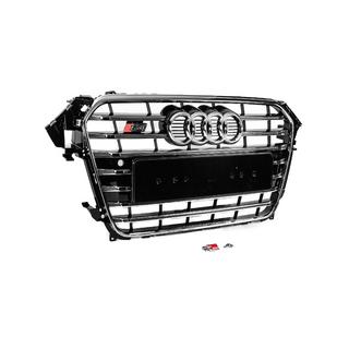 Frontgrill S-style (2012-2015, svart med krom) foto 3