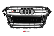 Audi A4 B8 2007–2015 Främre svart S-style grill (2012-2015) foto 1