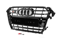 Audi A4 B8 2007–2015 Främre svart S-style grill (2012-2015) foto 3