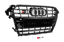 Audi A4 B8 2007–2015 Främre svart S-style grill (2012-2015) foto 2