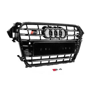 Främre svart S-style grill (2012-2015) Audi A4 B8 2007–2015 foto 2