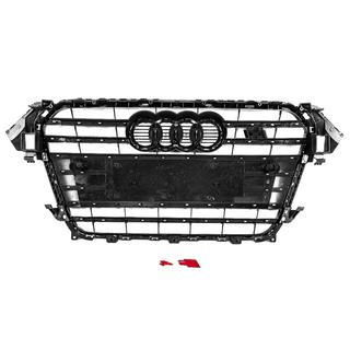 Främre svart S-style grill (2012-2015) Audi A4 B8 2007–2015 foto 4
