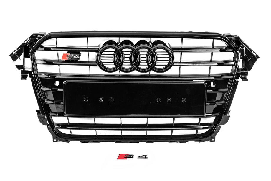 Audi A4 B8 2007–2015 Främre svart S-style grill (2012-2015) Image