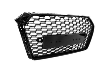 Audi A4 B9 2015–2024 Frontgrill RS-style Quattro (utan logotyp, 2015-2019, svart) foto 3