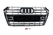 Audi A4 B9 2015–2024 Frontgrill S-style (2015-2019, krom+svart) foto 1