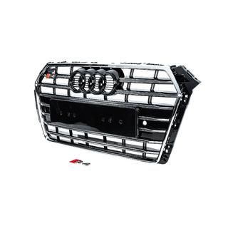 Frontgrill S-style (2015-2019, krom+svart) foto 2