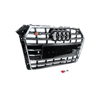 Frontgrill S-style (2015-2019, krom+svart) foto 3