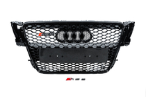 Audi A5 2007–2015 RS-style frontgrill (2007-2011, svart) foto 1