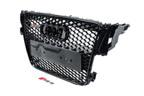 Audi A5 2007–2015 RS-style frontgrill (2007-2011, svart) foto 2