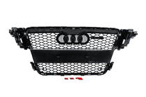 Audi A5 2007–2015 RS-style frontgrill (2007-2011, svart) foto 4