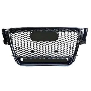 Främre RS-style grill med Quattro-tekst (2007-2011, svart)