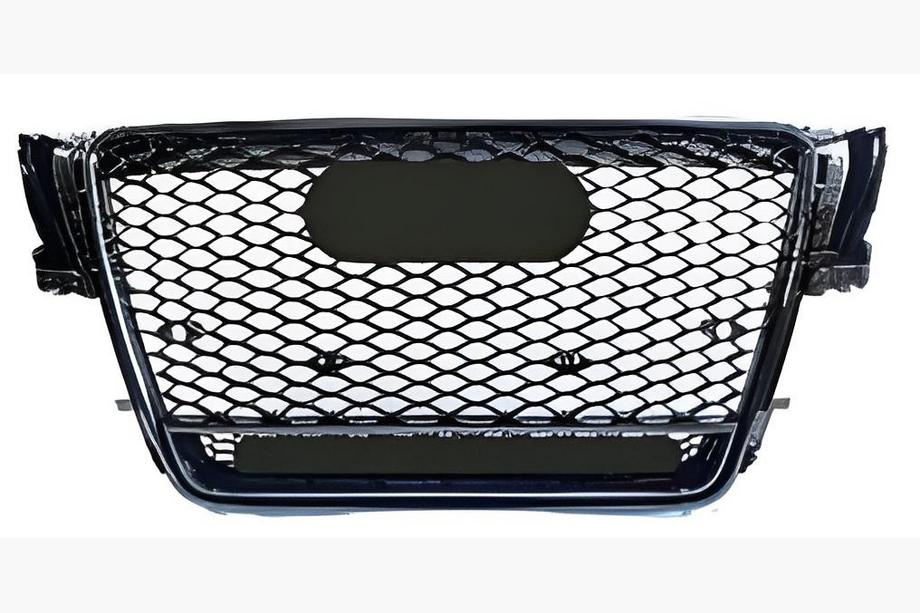 Audi A5 2007–2015 Främre RS-style grill med Quattro-tekst (2007-2011, svart) Image