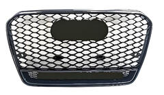 Audi A5 2007–2015 RS-style frontgrill med Quattro-tekst (2011-2015, svart) foto 1
