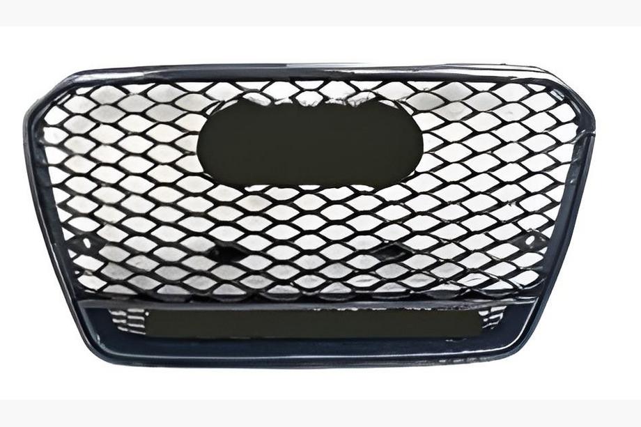 Audi A5 2007–2015 RS-style frontgrill med Quattro-tekst (2011-2015, svart) Image