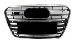 Audi A5 2007–2015 Frontgrill S-style (2011-2015, svart med krom) foto 1