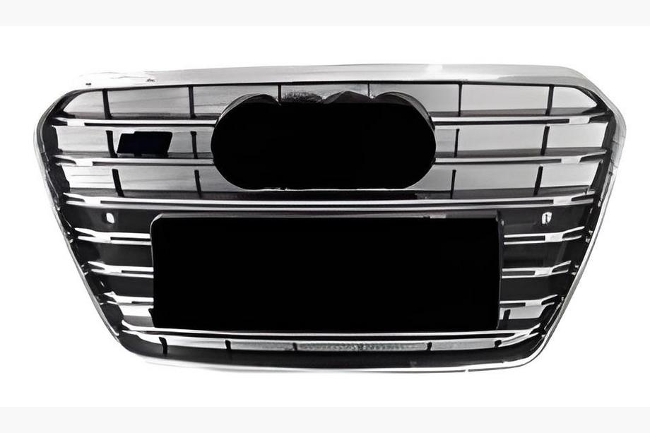 Audi A5 2007–2015 Frontgrill S-style (2011-2015, svart med krom) Image