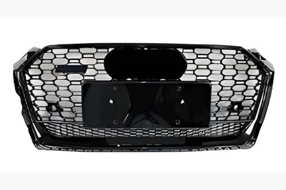 Audi A5 2016–2025 Framgrill RS-style med Quattro-text (2016-2019, svart) Image
