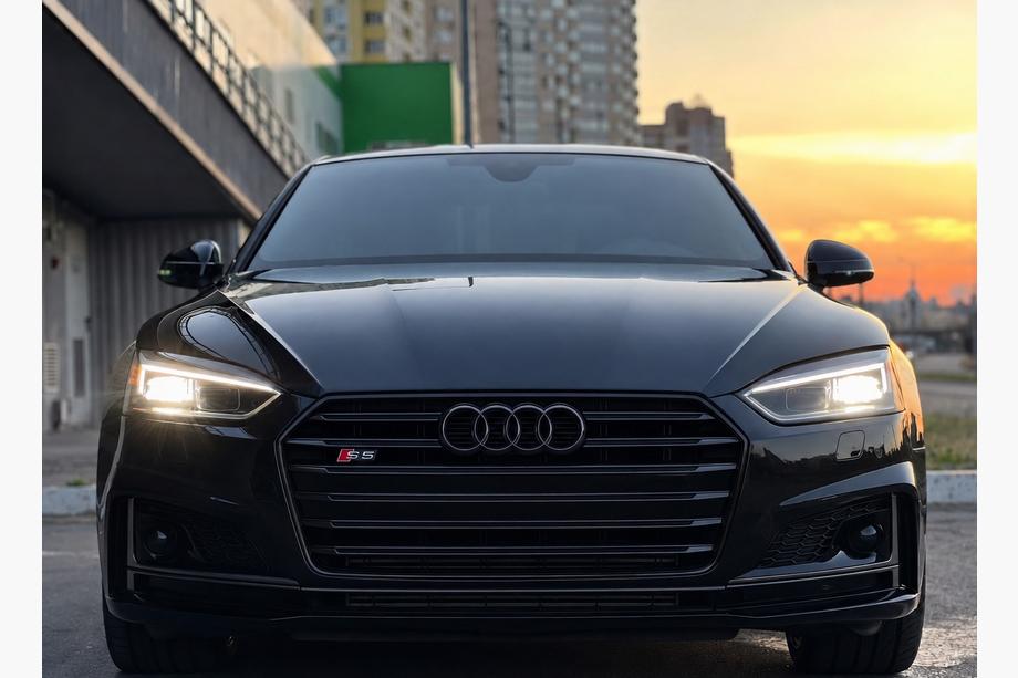 Audi A5 2016–2025 Frontgrill S-style (2016-2019, svart) Image
