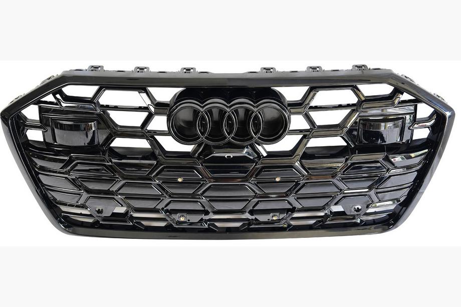 Audi A6 C8 2018–2025 Frontgrill i RS-style (2024+, svart) Image