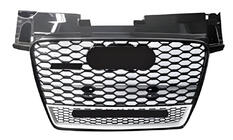 Audi TT 2006–2014 Frontgrill i RS-style med Quattro-emblem (2008-2014, svart) foto 1