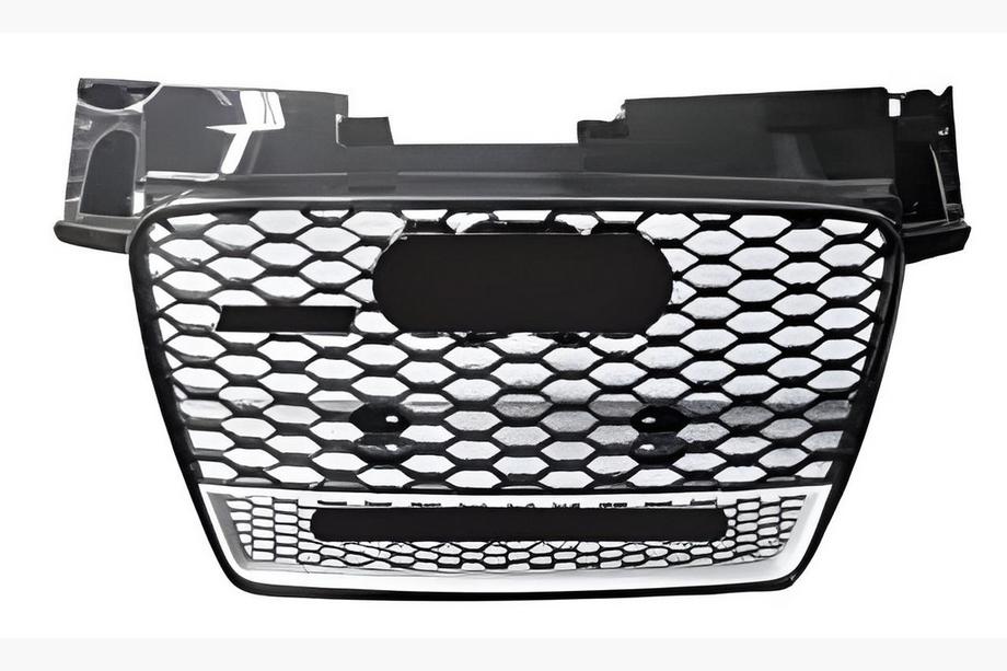 Audi TT 2006–2014 Frontgrill i RS-style med Quattro-emblem (2008-2014, svart) Image